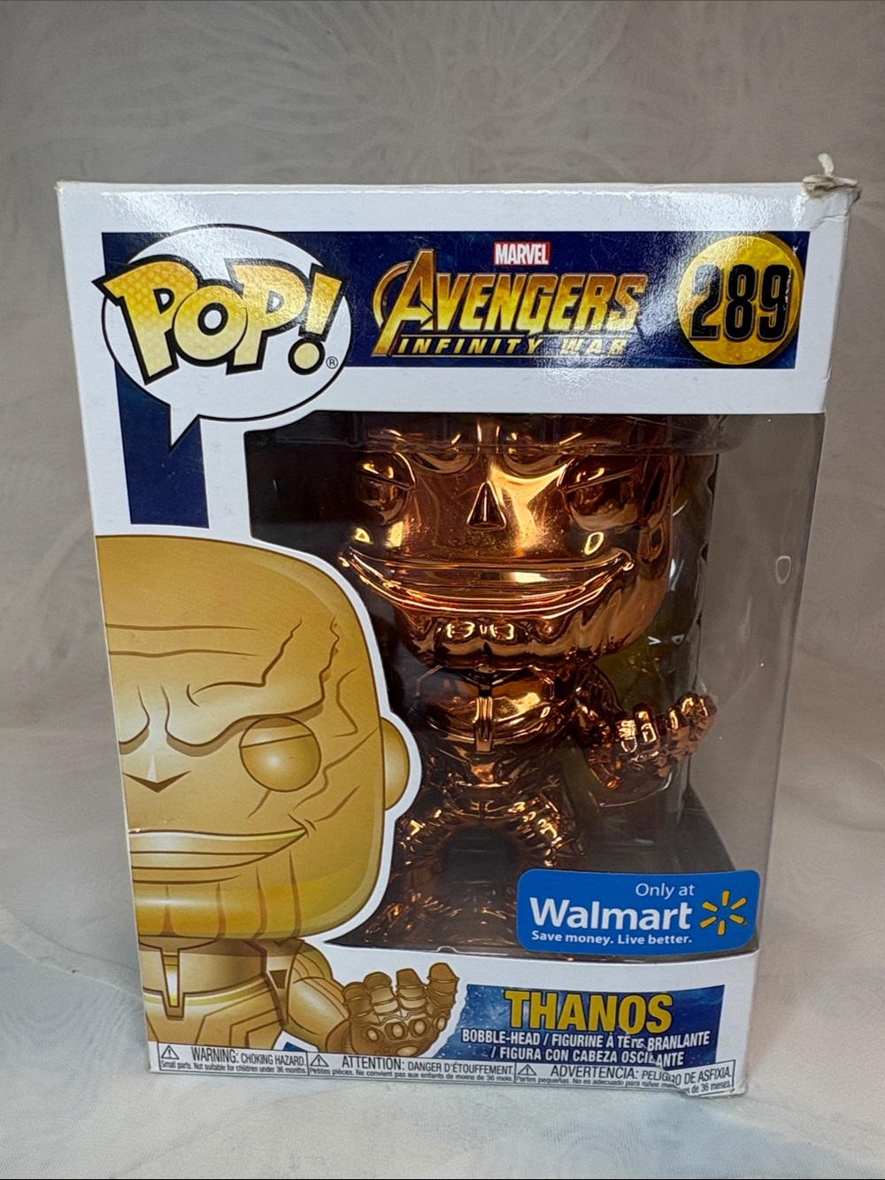 Funko Pop Avengers Infinity War Thanos Chrome Set of 6 Walmart Exclusives - Picture 4 of 16